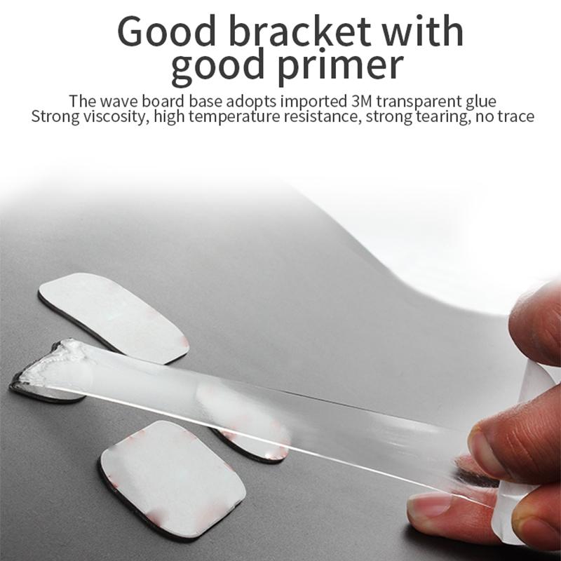 SUMI-TAP Square Arc Base Universal Car Phone Holder 360 Degree Rotatable Magnetic Mobile Phone Stand Mount