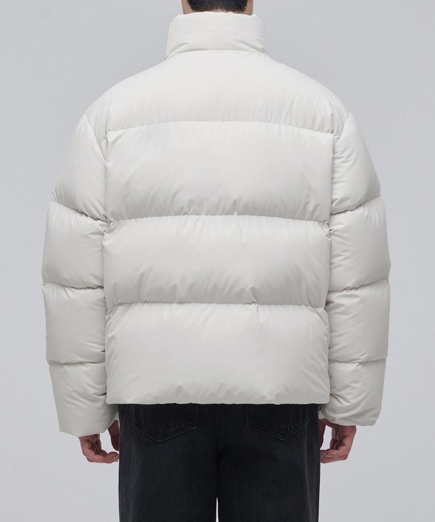 Musinsa Standard Goose Down Puffer Short Padded Jacket [Dusty Cream]