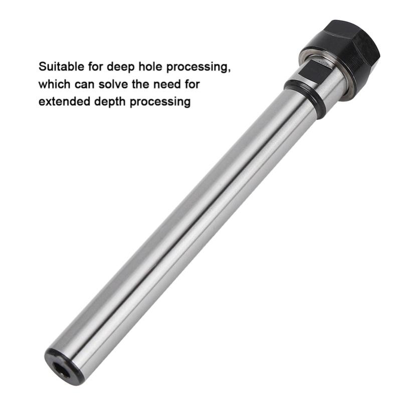 Collet Chuck Holder Chrome Molybdenum Alloy Steel Straight Extension Rod ER11A-100L(C12 )
