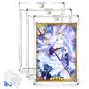 Magnetic Card Loader [3 Transparent Loaders] Stand Holder 35pt UV Protection Compatible with Yu-Gi-Oh! Cards and Pokemon Cards, Trading Card Case with