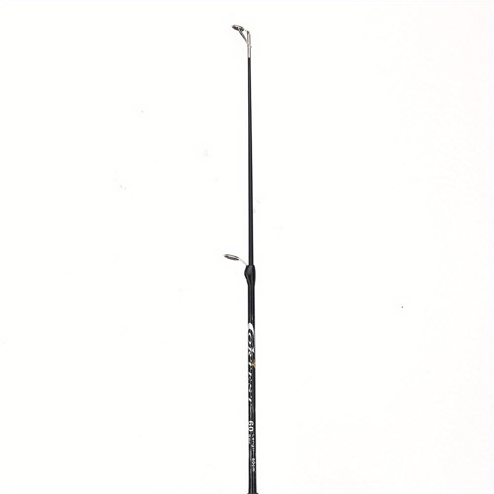 Мини Телескопическая Удочка для Зимней Рыбалки Портативная Удочка из Углеволокна для Речной Ловли Креветок Карпа Зимние Удочки Снасти 60/80/100см