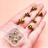 3/6Pcs Size#10 Artificial Bumble Bee Fishing Lures-Dry Flies For Bass Trout Fishing Outdoor Fishing Baits Lure