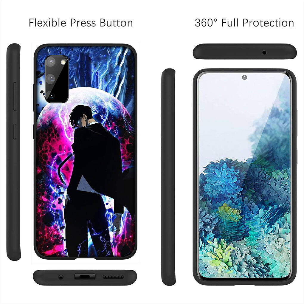 Для Motorola Moto Edge 70 60 50 G54 G86 Samsung Galaxy S25 iPhone 17 16 15 Xiaomi Redmi Note 14 13 Pro Max Чехол для телефона Аниме Solo Leveling Arise