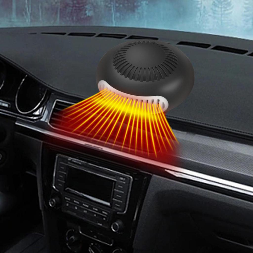 Car Fan Heater Windscreen Defogger Degree Rotatable Defrosting