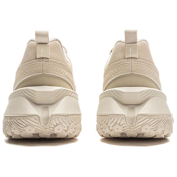 Li Ning Синтетическая кожа Спилок коровьей кожи CRC Спорт Удобные Износостойкие Дышащие Низкие Повседневная обувь Унисекс Повседневная обувь AZGV175-8