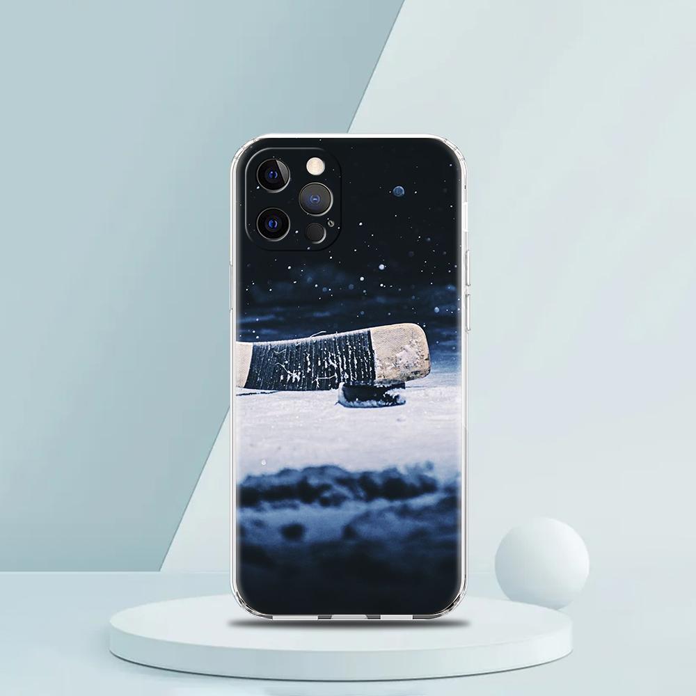 Ice Hockey Rink Luxury Phone Case For IPhone 18 16 15 14 13 12 11 Pro Max XS X XR SE 7 8 Plus soft Silicone Clear Cover