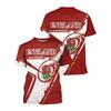 British London Graphics T Shirt For Men New Design 3d Printed England T-shirt Sports Loose Tees Tops Round Neck Short Sleeves