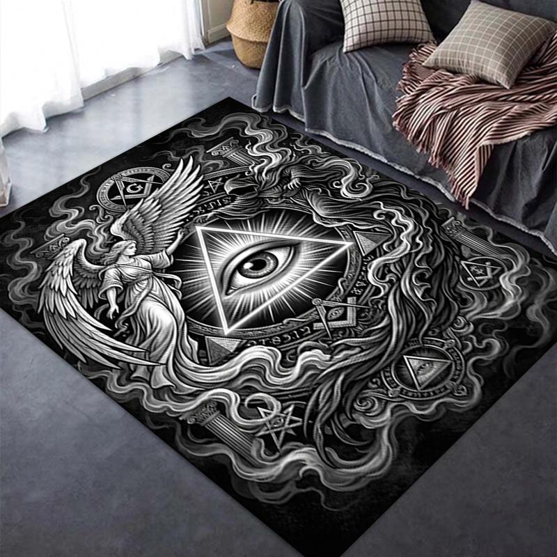 2025 New Knowing Eye Carpet Rug for Living Room Bedroom Home Sofa Decoration,Kids play Non-slip Floor Mat136