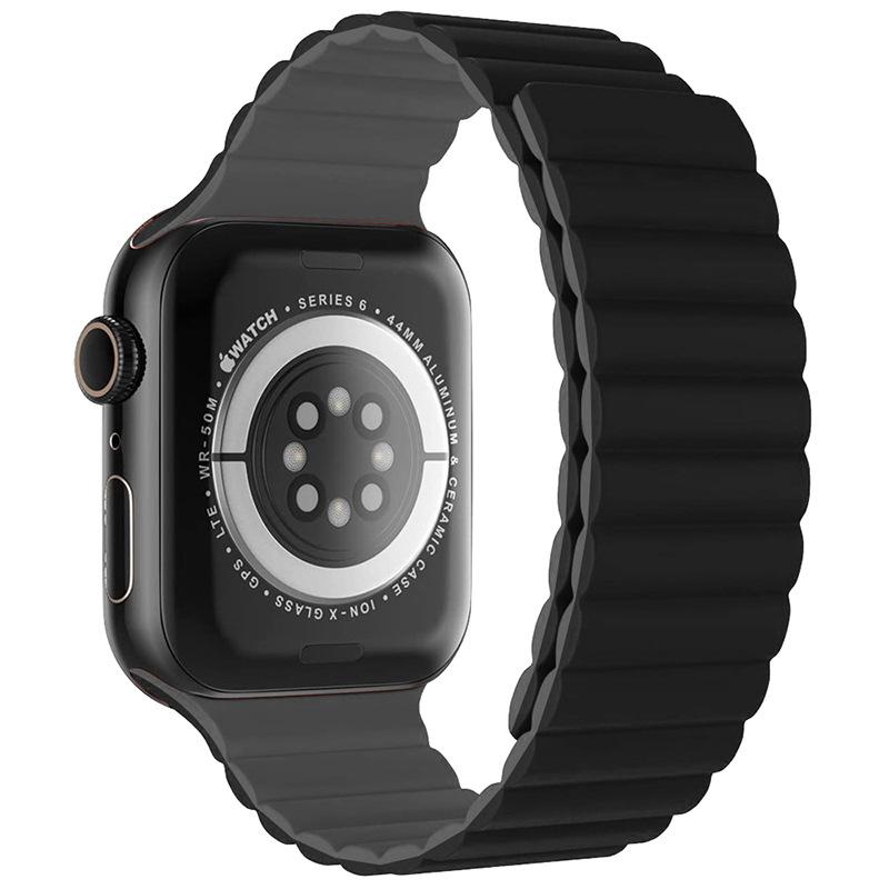 Силиконовый магнитный ремешок для Apple Watch Ultra Band 49 мм 8 7 45 мм 41 мм браслет iWatch 6 5 4 3 SE 44 мм 40 мм 42 мм