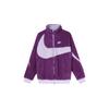 Womens Big Swoosh Reversible Boa Jacket (Asia Sizing) Purple Men Outerwear BQ6546-570