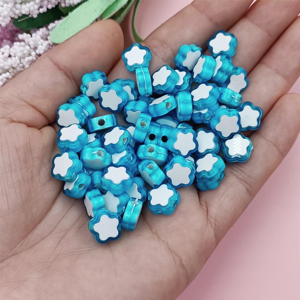 150 шт. ювелирные изделия 10 мм для изготовления ювелирных изделий DIY глиняные бусины ручной работы в форме цветка бусины-разделители акриловые бусины