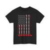 Футболка с американским флагом для гольфа, Спортивная одежда для любителей гольфа, Гольфист, Женская мужская футболка