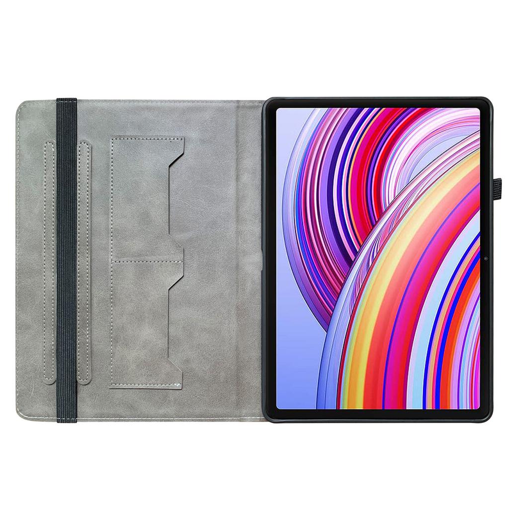 PU Leather Tablet Case for Xiaomi Poco Pad - 11 Styles! Durable, with 2 Stand Slots, Pencil Holder & Card Slots, Flexible TPU Back Cover