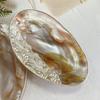 Natural Shell Polished Fruit Plate Caviar Plate Hotel Table Shooting Props Shell Plate Pearl Shell Tray