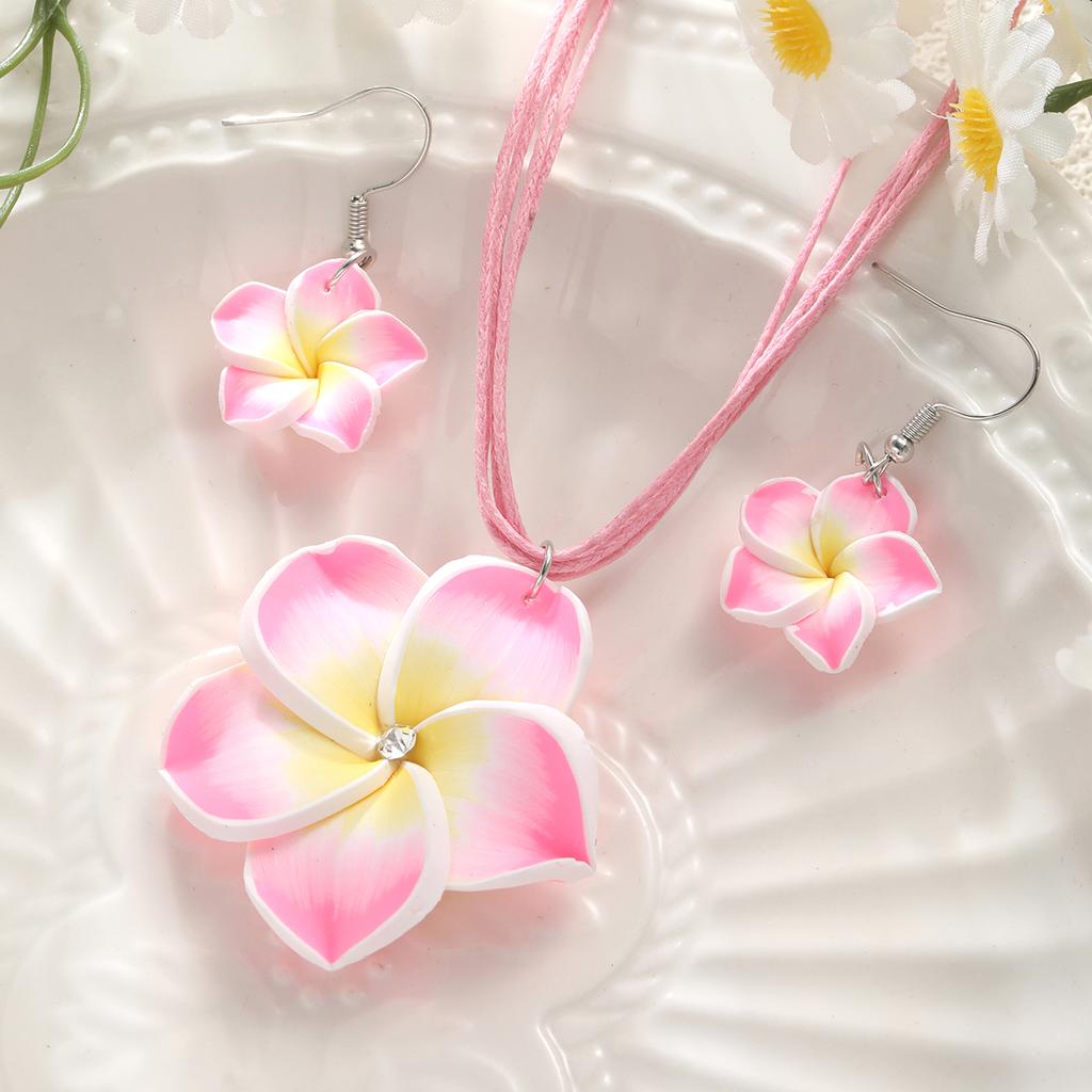 3Pcs Luxury Jewelry Set For Women Vintage Crystal Flower Pendant Necklace and Earrings Exquisite Design Jewelry Party Gifts 2026