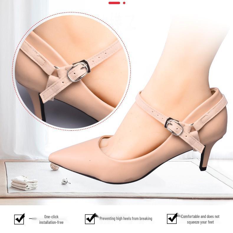 Anti-Slip High Heel Shoelace Buckles for Secure Fit