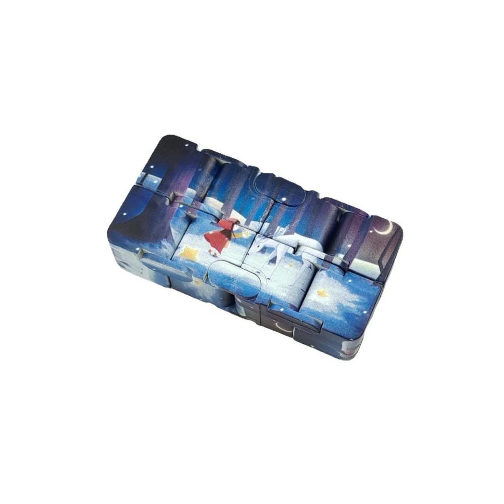 Звездное небо Рождественский магический кубик Дети Взрослые Аутизм Снятие стресса Смешная ручная игра Непоседы Декомпрессионные игрушки