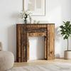 Fireplace Surround Reclaimed Wood 93 x 20 x 89 cm Engineered Wood