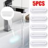 5 шт. кольцевые квадратные заглушки для перелива раковины силиконовые заглушки для отверстий раковины