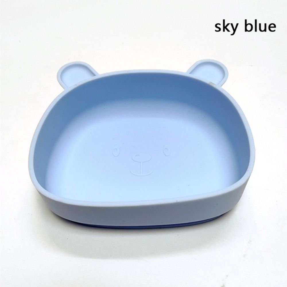 Solid Feeding Silicone Dinnerware Food Grade Silicone Baby Bowl Children Dishes  for Kids