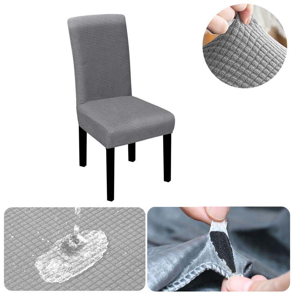 Водонепроницаемый эластичный чехол для стула для столовой, универсальный, кухонный, свадебный, отельный, банкетный, ресторанный, противогрязевые чехлы для стульев