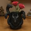 Трехглавый Дракон 3D-печать - Держатель для ручек - Настольный ящик для хранения с дизайном Монстра - Идеальный подарок для любителей драконов