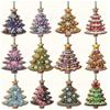 36-Piece Handmade Walnut Cracker Christmas Ornament Set - Ideal for Holiday Gifts & Tree Decoration