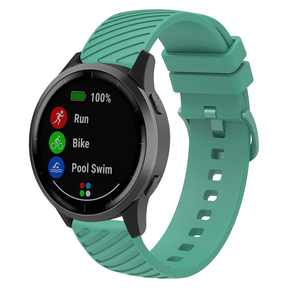 For Samsung Galaxy Watch3 45mm/Gear S3 Classic/S3 Frontier Silicone Strap Textured 22mm Watch Band