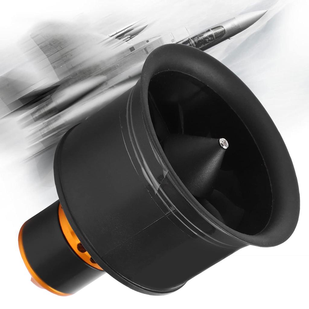 QX-Motor 50мм EDF 12-лопастной канальный вентилятор с бесколлекторным двигателем QF2611-4600KV 3-4S для радиоуправляемых самолетов, CW, прочный, для длительного использования