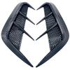 Наклейки-дефлекторы Shymie Dummy Duct для боковых частей, передней части и капота автомобиля - Стайлинг автомобиля, АБС-пластик, Комплект из 2 шт., Рисунок под карбон
