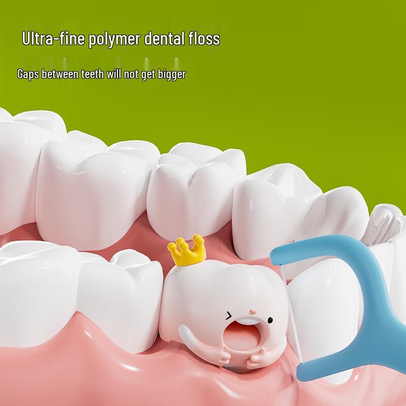 KUTA Kids' Ultra-fine Dental Floss Sticks