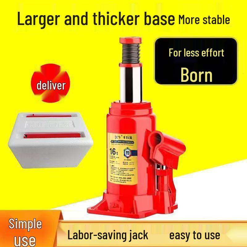 Compact Vertical Hydraulic Jack for Small Cars, SUVs, Vans, and Off-Road Vehicles