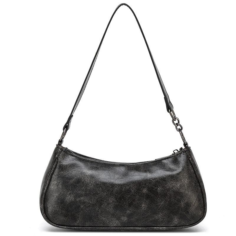 Осень Зима Новая Винтажная Сумка Под Мышку Женская Модная Трендовая Высококачественная Сумка-Полумесяц Популярная На Плечо