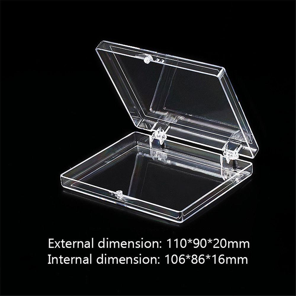 Home Accessory Candy Badge Display Storage Box Manicure Transparent Box Lid Jewelry