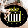 R. Charleroi S.C Round Area Rug,Carpet Rug for Living Room Bedroom Sofa Playroom Decor,Non-slip Floor Mat