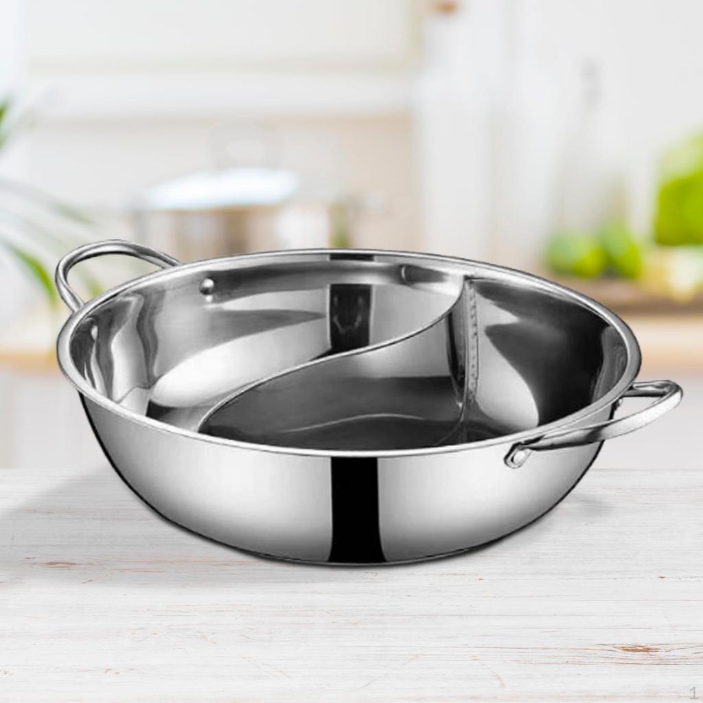 Hotpot Cookware for Family Events And Restaurant Use In Stainless Steel