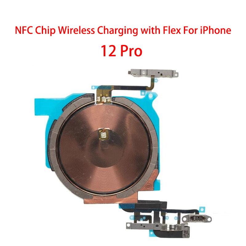 Wireless Charging Chip Coil NFC With Volume Flex For iPhone 11 Pro Max 12 13 14 X XS XR Charger Panel Sticker