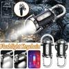 Ultra Bright Keychain Flashlight USB Type-C Charging 6 Modes Mini COB Work Light Waterproof Outdoor Emergency Tool
