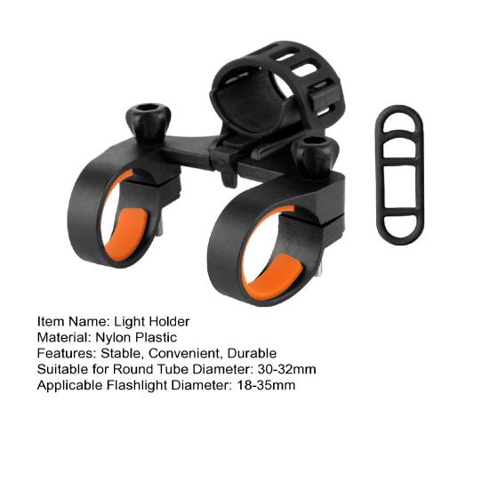 1 комплект, держатель для велосипедного фонаря, противоскользящая силиконовая прокладка, быстросъемный передний руль, зажим для фонарика, крепление для велосипеда