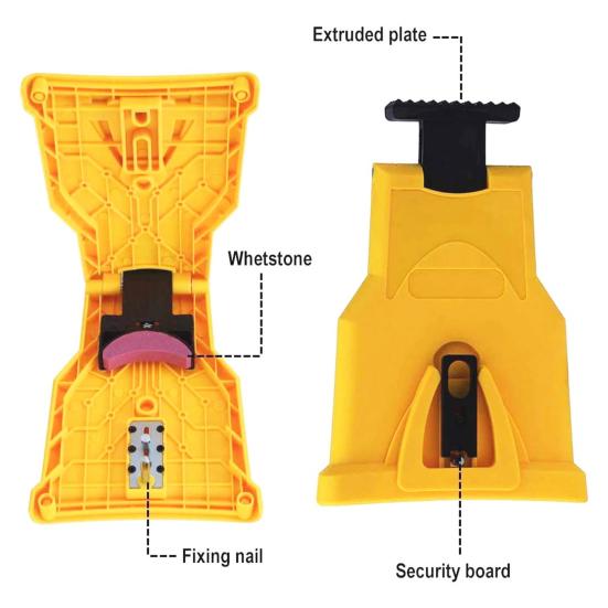 4 шт. точилка для цепей бензопил, портативная точилка для цепей, универсальная заточка для 14/16/18/20-дюймовых лезвий цепных пил, быстрая заточка