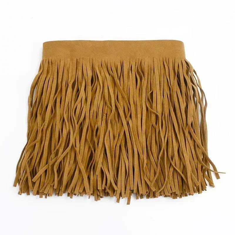 2 Метра Бахрома Лента 10-30см Кожа Замша Кисточка Кружево для Украшения Платьев Сумки Багажа Отделка Швейные Принадлежности