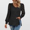 Womens Long Sleeve Work Shirts Lace Tops Fall Fashion Lightweight Sweaters Business Casual Blouses