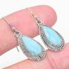 Natural Republic Larimar Gemstone 925 Solid Sterling Silver Earring 1.50" I3G43