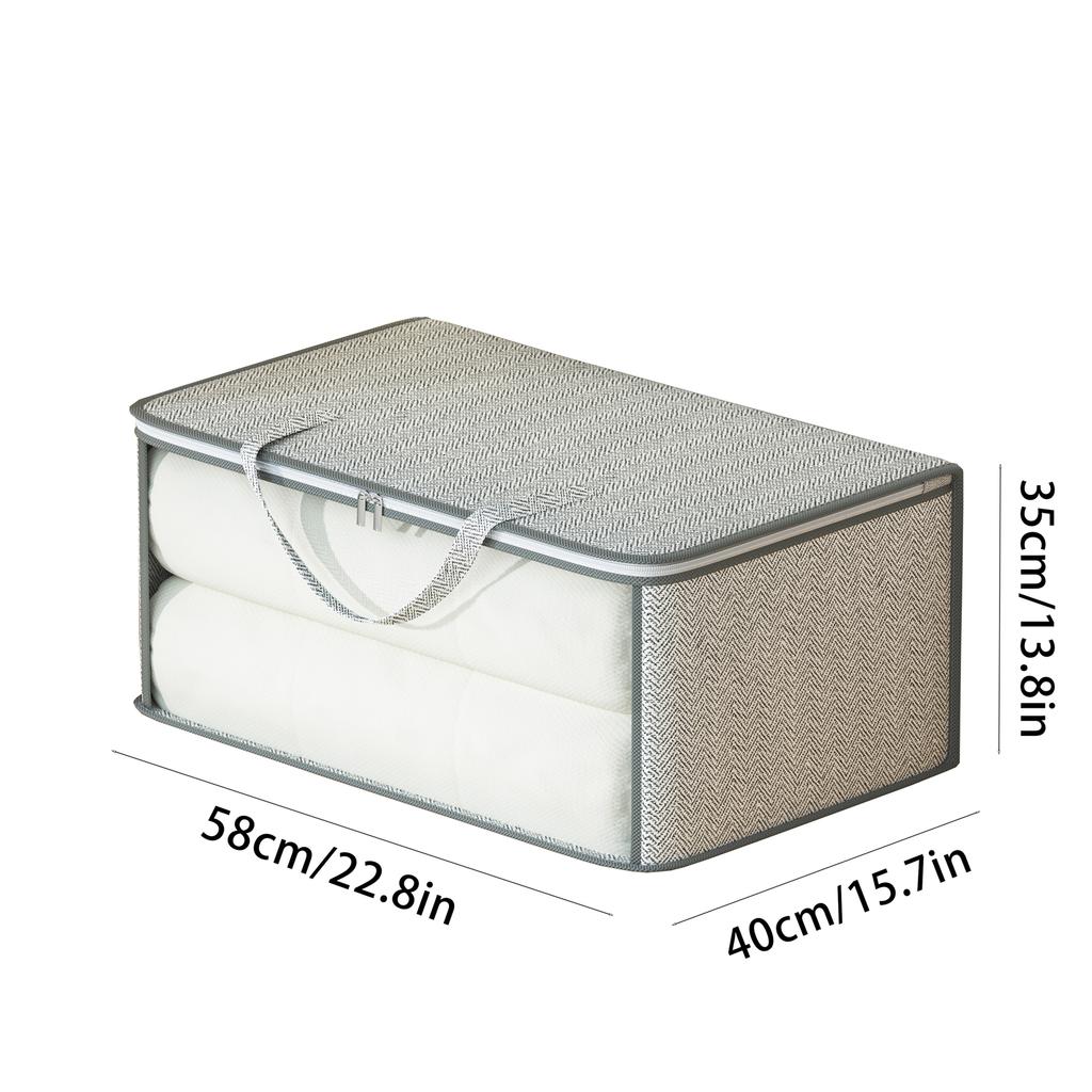 Folding Large Capacity Non-woven Storage Bag Clothing Quilt Pillow Children's Toy Storage Organizer Portable Storage Bag