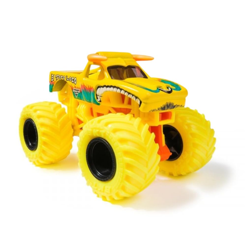 Monster Jam 2024 Series 37 Diecast 1:64 Scale Monster Truck, Overcharged El Toro Loco