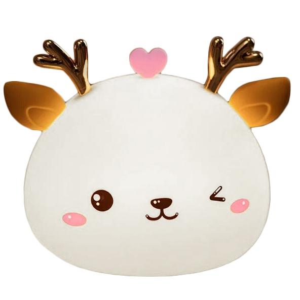Silicone Deer LED RGB Night Lamp