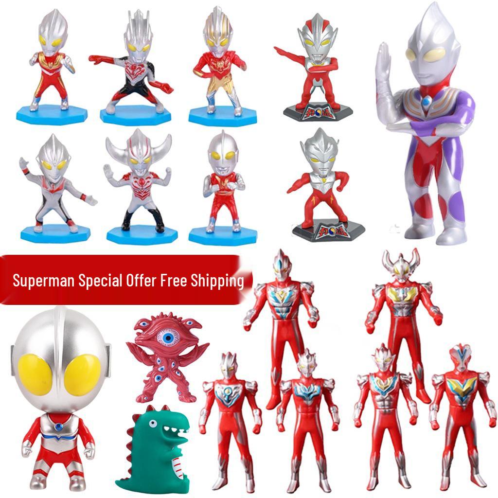 Мультяшный Супергерой против. Топперы для торта с динозаврами: Набор декораций для детского дня рождения