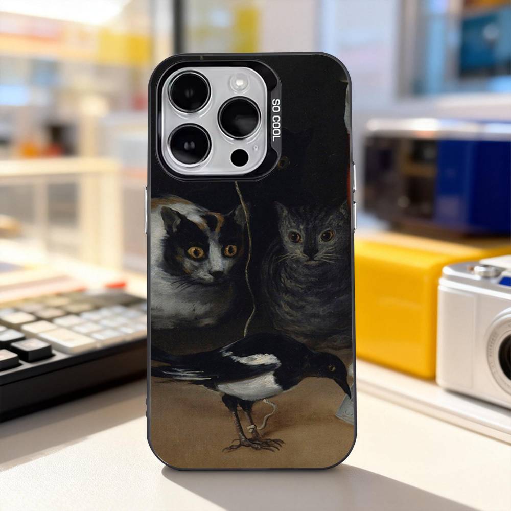 Испания F-Франсиско Гойя Художественный Чехол Для Телефона Для iPhone 17,16,15,14,13,12,11,Pro,XS,Max,Plus,Mini,SE4,E Черный Матовый Ударопрочный Чехол