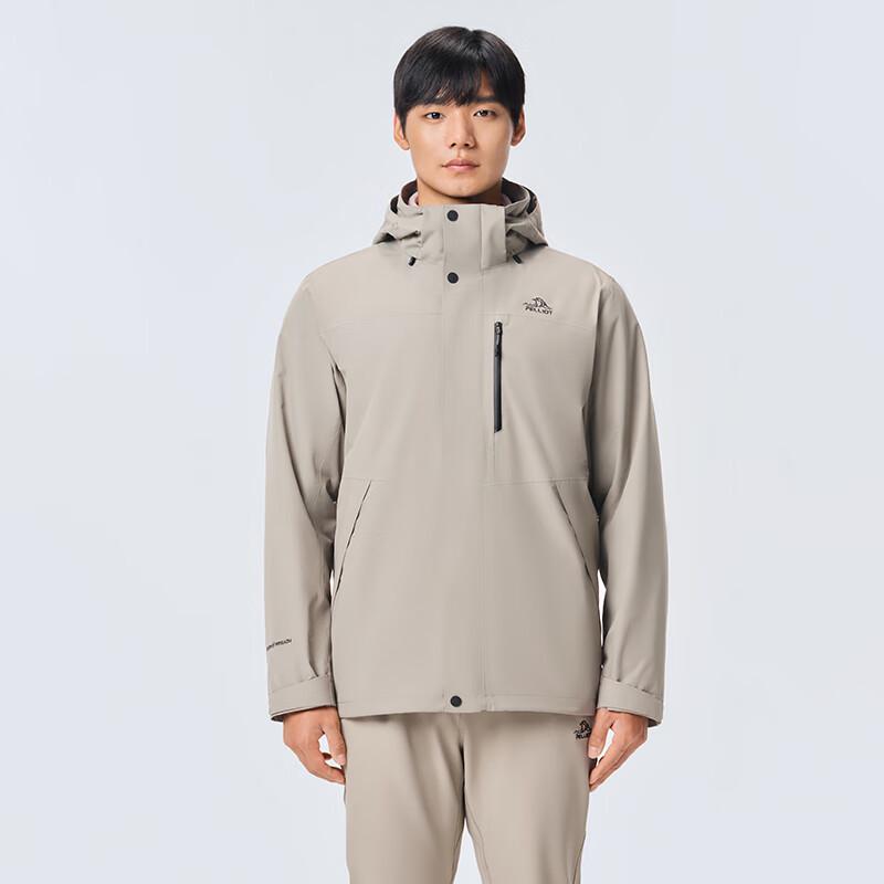 PELLIOT Мужская куртка Softshell 3-в-1 с флисовой подкладкой