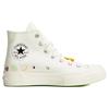 Converse Chuck 70 Фруктовая вышивка Банан Кружевная пряжка Высокие парусиновые унисекс Белый